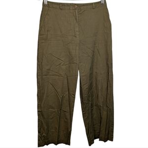 111 State Women's Olive Green Wide-Leg Pants Size 4 🌿